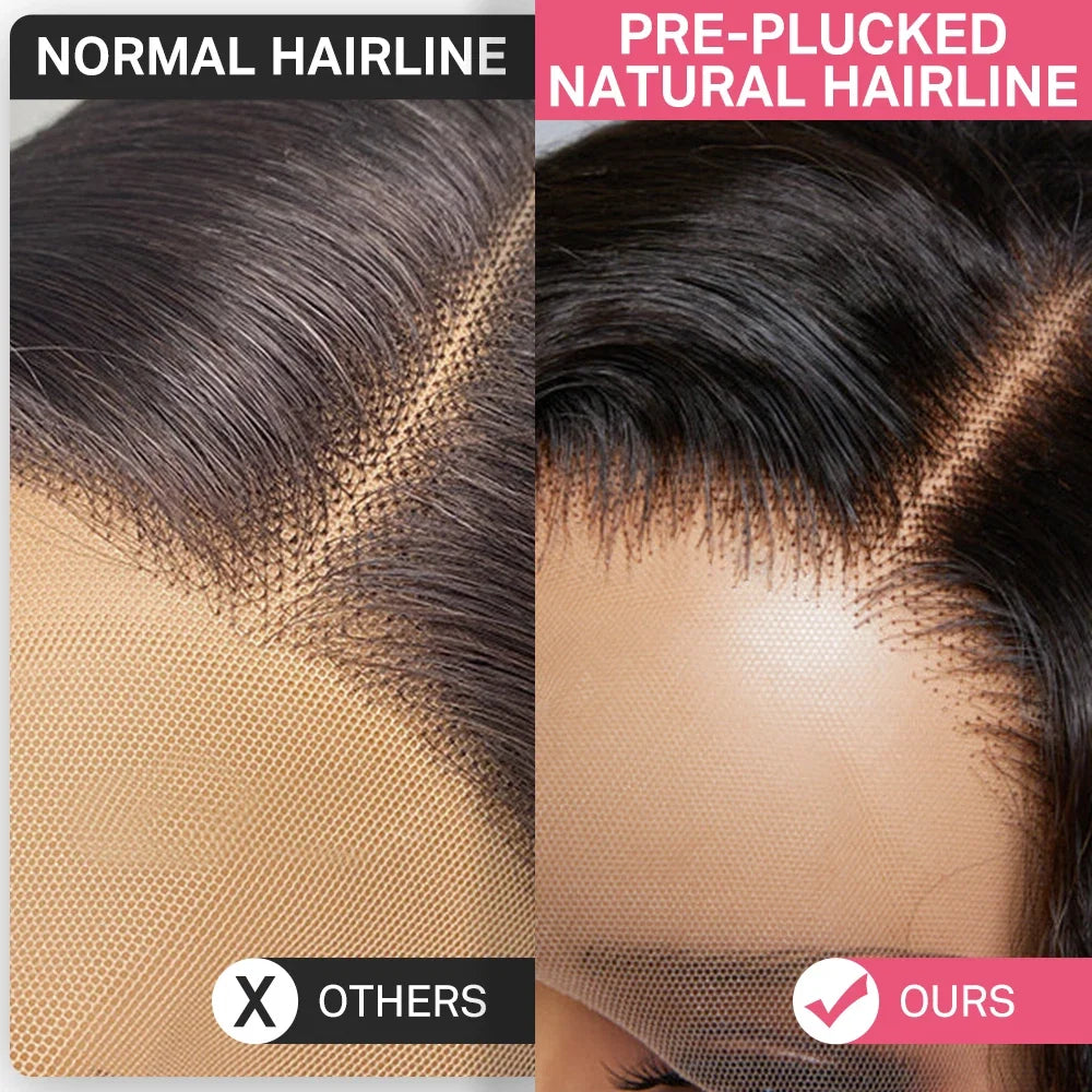 Body Wave Lace Front Wigs Human Hair 220 Density Transparent Lace Frontal Wigs For Women 13x6 13x4 Human Hair Wigs
