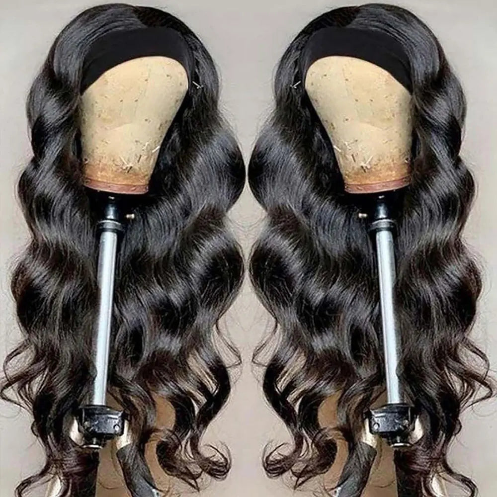 30 40 Inch Headband Wig Human Hair Body Wave Wig 200% Density Remy Human Hair Wigs For Black Women Brazilian Ready To Wear Wig
