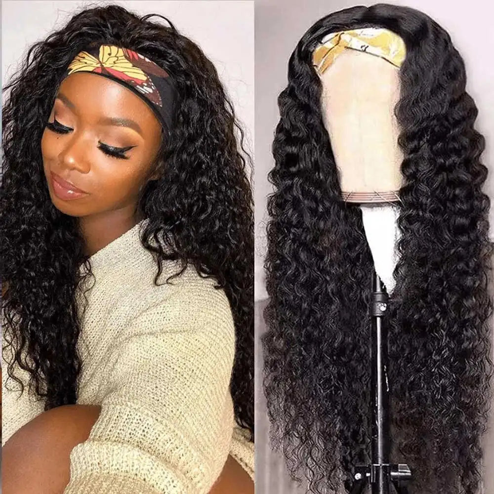 30 40 Inch Headband Wig Human Hair Body Wave Wig 200% Density Remy Human Hair Wigs For Black Women Brazilian Ready To Wear Wig