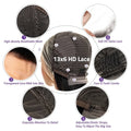 30 36 Inches Chocolate Brown Lace Front Human Hair Wig Pre Plucked Dark Brown Bone Straight 13x4 13x6 HD Lace Frontal Wigs