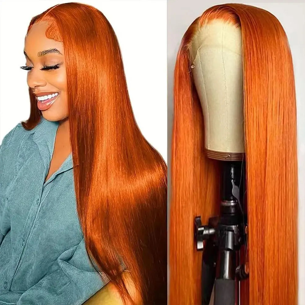 Blonde Wig Straight 613 Hd Lace Frontal Wig 13X6 13X4 Transparent Brazilian Straight Lace Front Wigs  30 34 Inch Human Hair